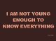 Not Young Enough Oscar Wilde Quote Postcard