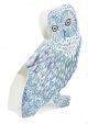 Snowy Owl Foil 3D by Judy Lumley Prints