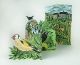 Garden Birds die-cut concertina card by Angela Harding PRE ORDER
