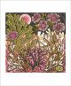 Sea Pinks Wood Engraving by Angie Lewin