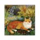 Ruddie Cat Greeting Card Designed by Anna Pugh.