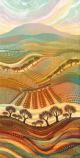 Autumn Splendour Giclee print from original monotype by Rebecca Vincent