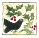 Blackbird and Berries by Linda Craig 5 Charity Christmas Cards