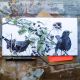 Blackbirds and Brambles - A Garden for Wildlife wrap-around card by Hannah Longmuir