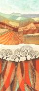 Winter Patchwork - Fields and Furrows - Rebecca Vincent Greeting Cards