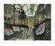Covent Garden c 1967 linocut - Edward Bawden Art Greeting Card