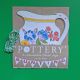 Pottery Bunting – 6 Decorative Floral Jugs By Debbie George