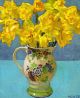 Daffodils and Freesias by Angie Wood