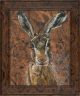 Brown Hare recycled square notebook by Clare O'Neill