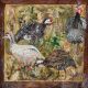 Guinea Fowl recycled square notebook By Clare O'Neill