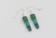 Jade green drop earrings By Sarah Hill