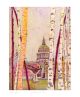 A Glimpse of St. Paul's etching by Karen Keogh Art Greeting Card 