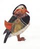 Mandarin Duck 3D By Judy Lumley