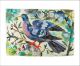 Wood Pigeon Mixed media collage by Mark Hearld