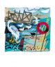 Heron Watching collage by Mark Hearld Art Greeting Card 