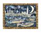 Salmon return to the Thames lithograph by Mark Hearld 