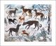 Hounds in the Snow by Mark Hearld