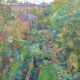 View of Backgardens with Self Portrait by Melissa Scott-Miller NEAC RBA RP