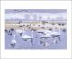Seven Swans Linocut by Niki Bowers
