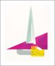 Shard Pink by Paul Catherall Greeting Card 