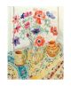 Cardew Pots and Anemonies Watercolour by Richard Bawden 