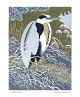 Winter Heron
Linocut by Robert Gillmor