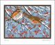 Redwings
linocut by Robert Gillmor