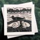 Seal Island ALGAN ARTS GAIL KELLY GREETING CARD
