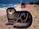 MARY FEDDEN Cat on a Cornish Beach|1991