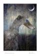 Deerhound with new moon By  Sarah Jameson
