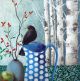 Blackbird & rosehips by Denny Webb