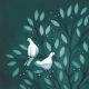 Two Doves Greeting Card by Ruth Molloy
