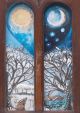 Winter Solstice on wood Greetings Card – 6 pack By Driftwood Designs