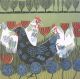  Hens by Cathy King
