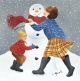 Snowman Fun By Lucy Howard PACK OF FIVE CHRISTMAS CHARITY CARDS