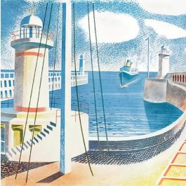 Newhaven Harbour Eric Ravilious - Down To Earth Cards