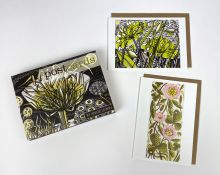 Postcard Box from Wood Engravings by Angie Lewin