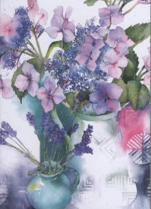 Lacecap and Lavender BY VIVIENNE CAWSON 