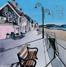 Life is better by the sea Sam Cannon Art Card