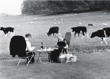 Tony Ray Jones Opera fans relaxing at Glyndebourne Glyndebourne, 1967