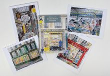 Emily Sutton in Paris
- Postcard Book containing 10 different postcards from original watercolours