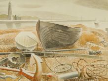 ERIC RAVILIOUS Anchor and Boats, Rye